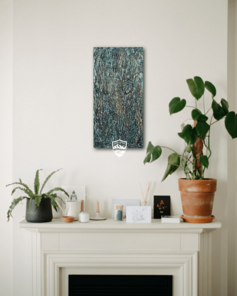 Картина для гостиной с камином – блог художницы Ирины Бабиной
