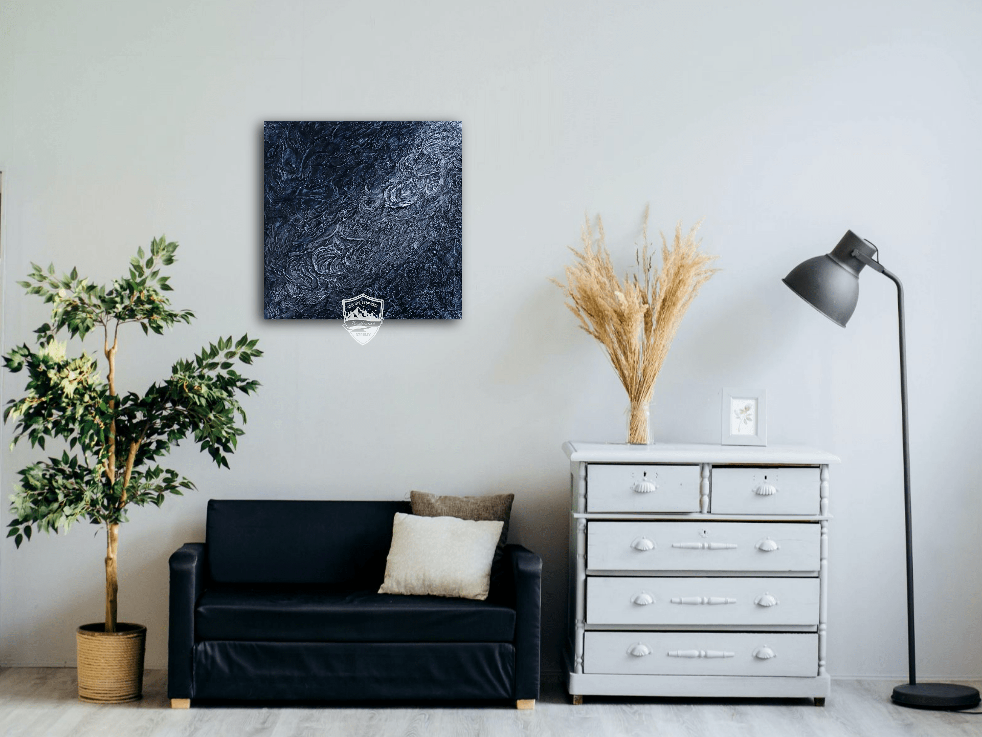 Черно-белый дизайн квартиры — нескучный интерьер